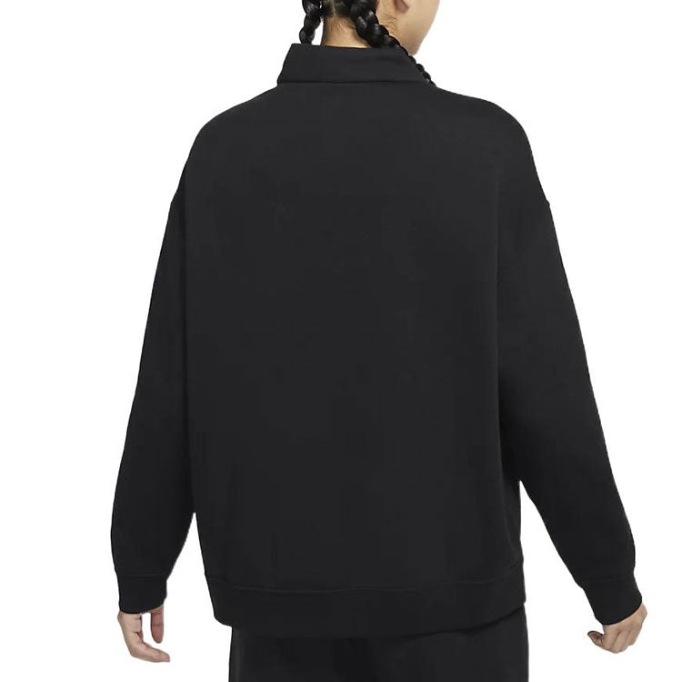 (WMNS) Nike Essential Swoosh 1/4-Zip Top 'Black' DC5425-010