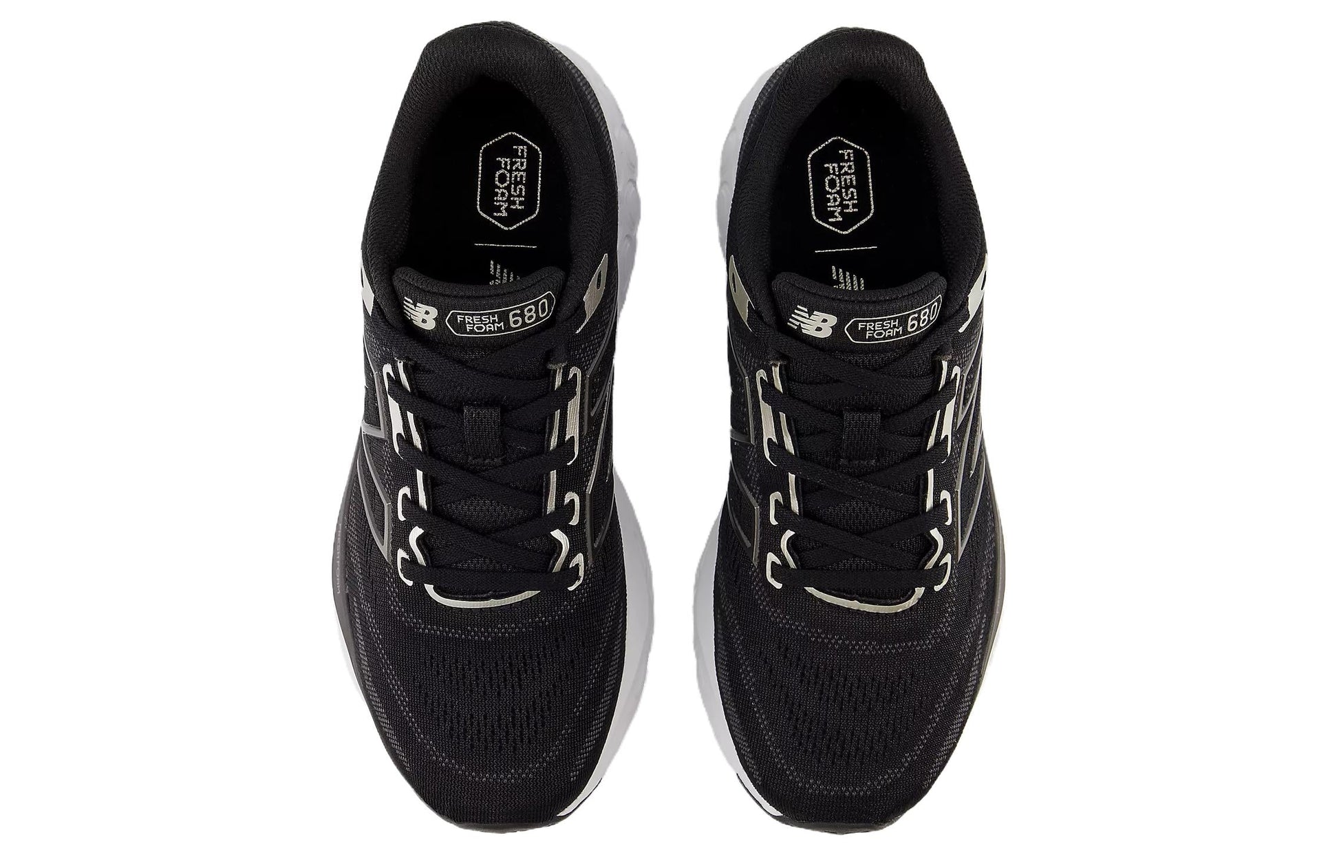 (WMNS) New Balance Fresh Foam 680v8 'Black White' W680LK8