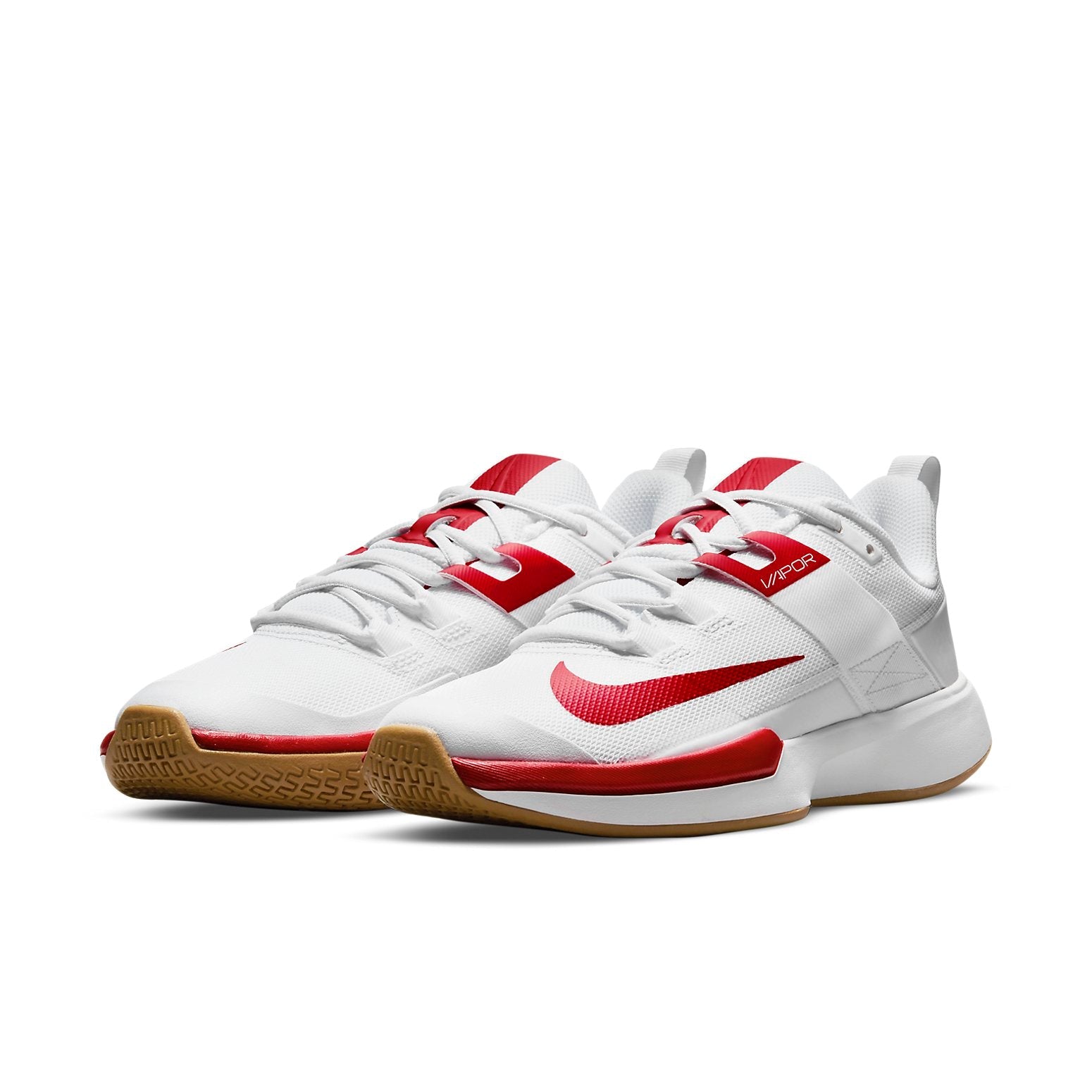 (WMNS) Nike Court Vapor Lite 'White University Red' DC3431-188