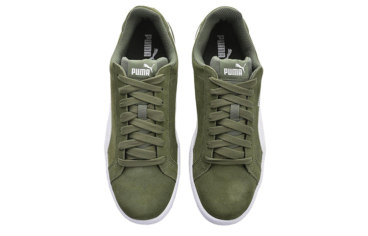 PUMA Smash Suede Low-Top Sneakers Green 361730-21