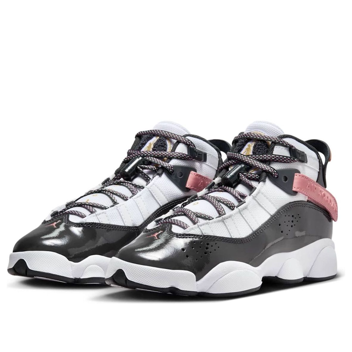 (GS) Air Jordan 6 Rings 'White Red Stardust Vapor Green Anthracite' DV3178-101