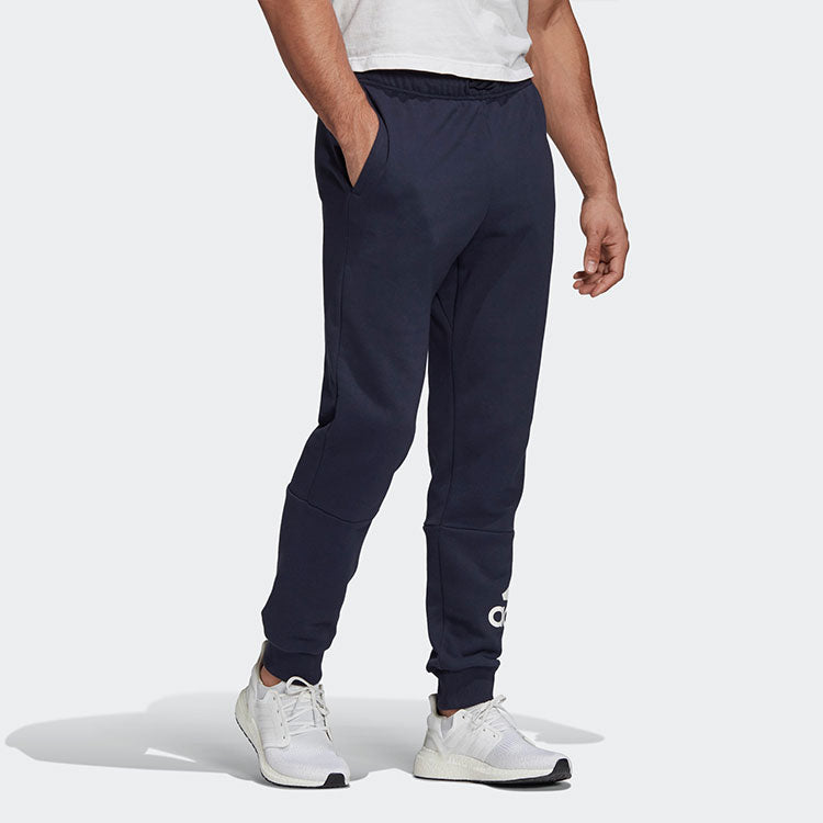 adidas logo Printing Casual Bundle Feet Sports Pants Blue FS4629