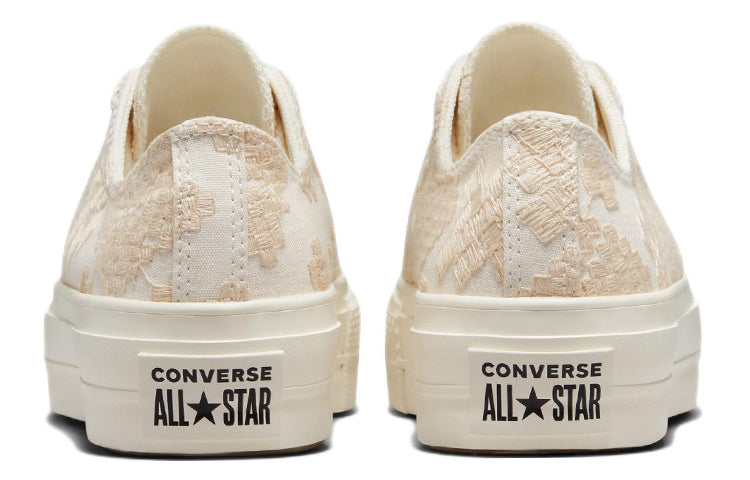(WMNS) Converse Chuck Taylor All Star Lift Platform Low 'Tonal Embroidery' A02225C