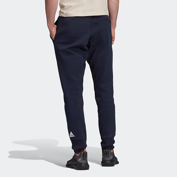 adidas M VRCT Pant Casual Running Sports Knit Long Pants Blue DX7956