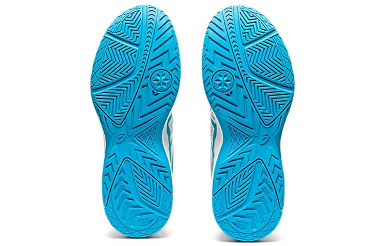 (WMNS) ASICS Upcourt 4 Running Shoes White/Blue 1072A055-101