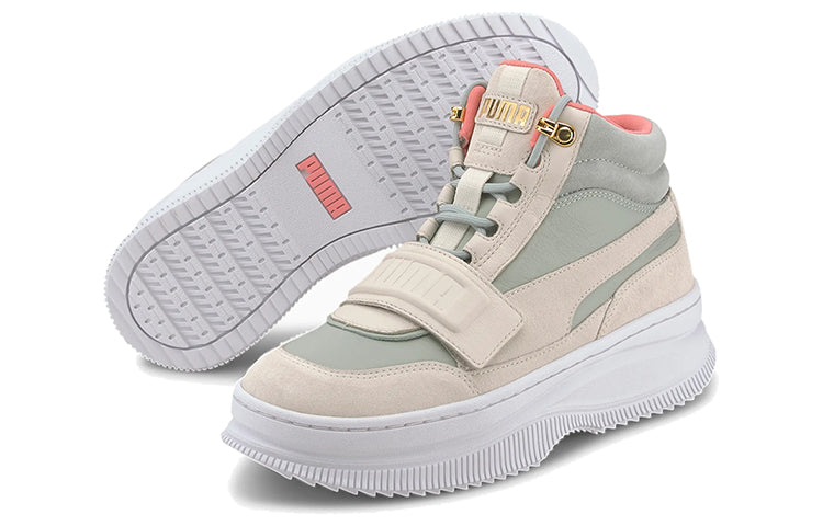 (WMNS) PUMA Deva Suede Khaki/Green/White 374757-01