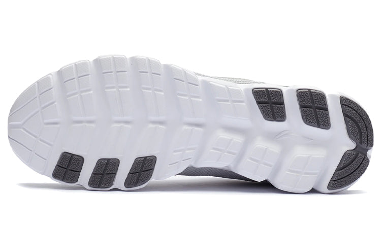 Li-Ning Basic Running Shoes 'Grey White' ARSR059-4