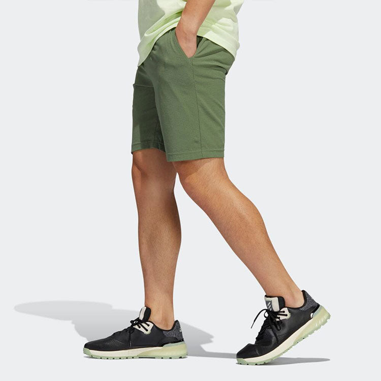 Men's adidas Printing Casual Green Straight Shorts HB6435