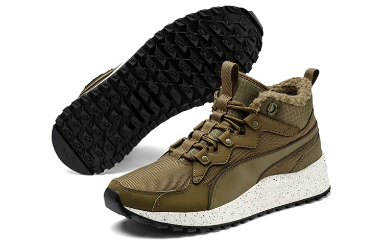 PUMA Pacer Next Sb Wtr Mid-Cut Running Shoes Green/White 366936-07