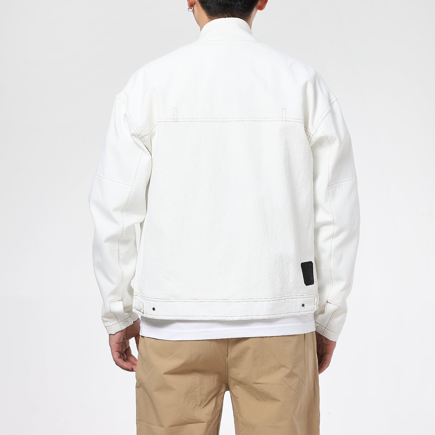 adidas Wj Jkt Denim Series Casual Sports Woven Jacket White GP0906
