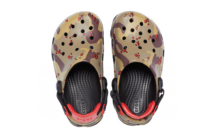 (GS) Crocs Classic All-Terrain Camo Clogs 'Brown Green Black' 207327-960