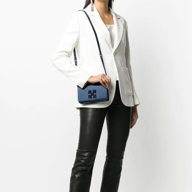 (WMNS) Off-White Classic Blue Messenger Bag OWNA104F20LEA0014500