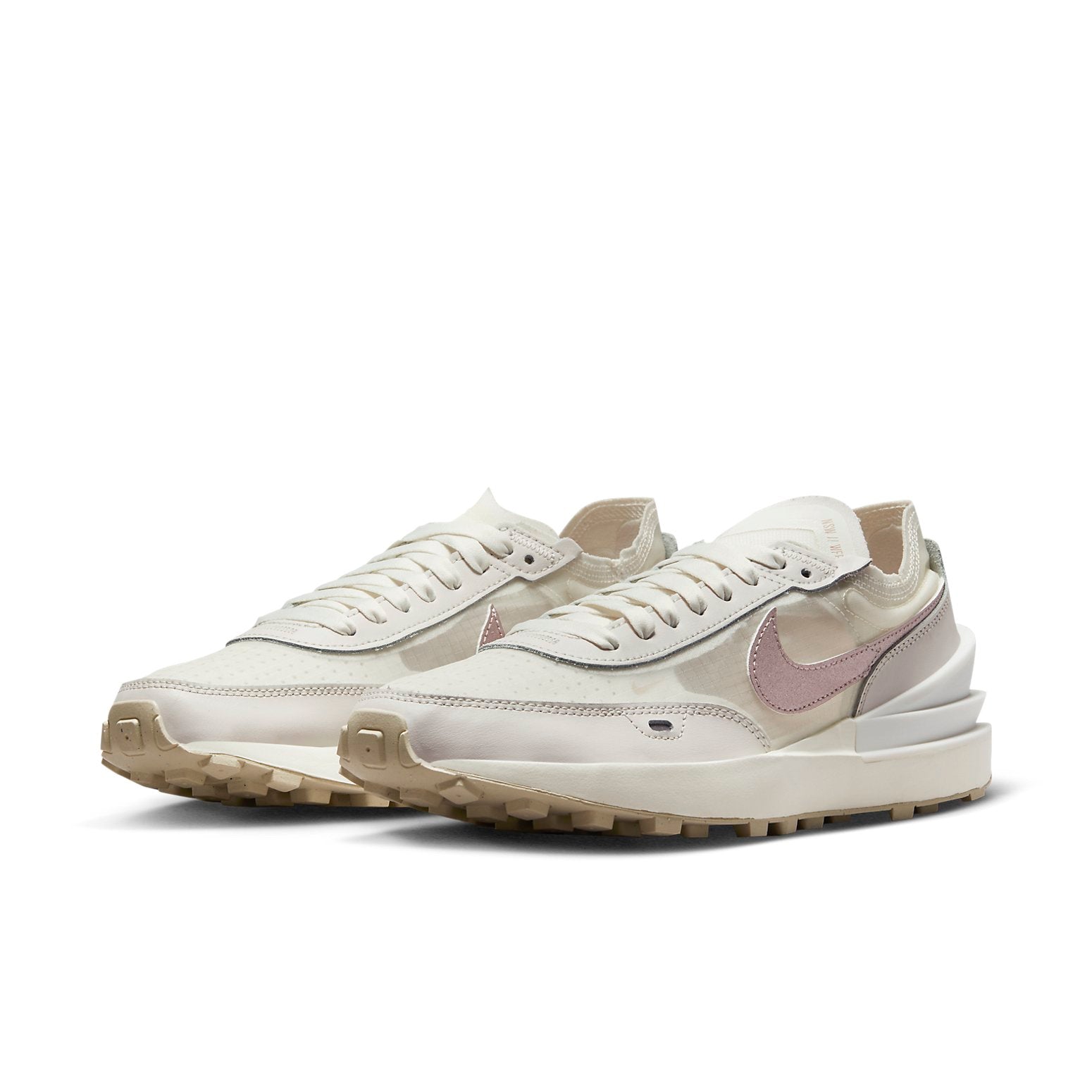 (WMNS) Nike Waffle One Essentials 'Oxford pink' FB1298-101