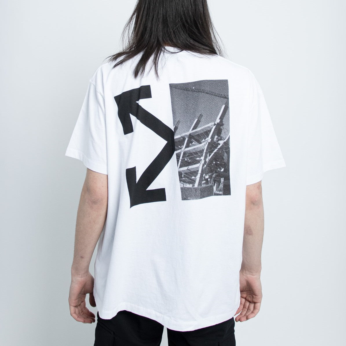 Off-White Splitted Arrows T-Shirt /Black OWKC038-0110-WH