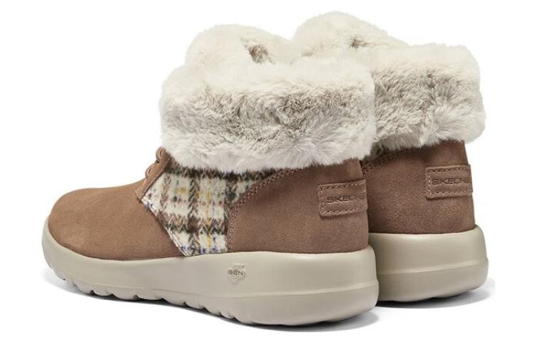 (WMNS) Skechers On The Go Joy Boots 'Tan White' 144120-TAN