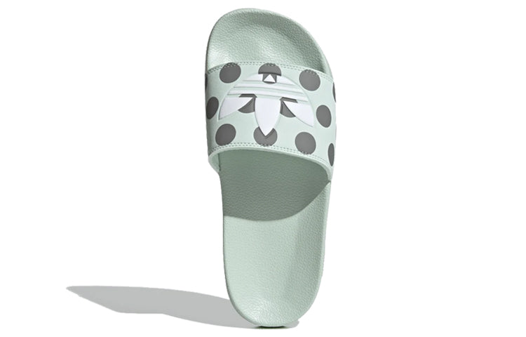 (WMNS) adidas Adilette Slides 'Dash Green Polka' FU9150