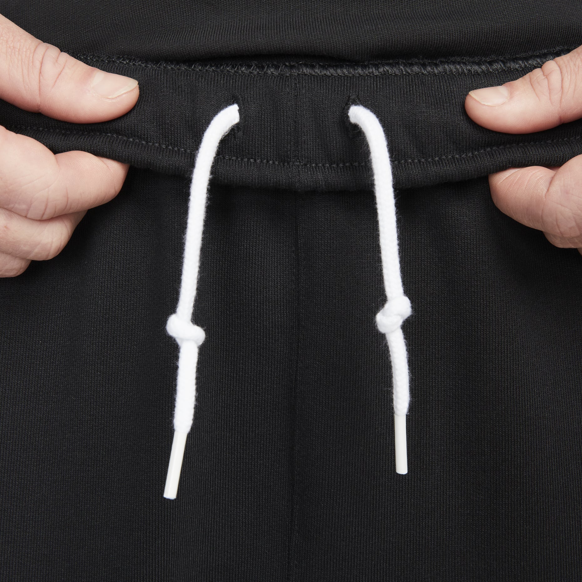 Nike Solo Swoosh French Terry Trousers 'Black' DX0816-010