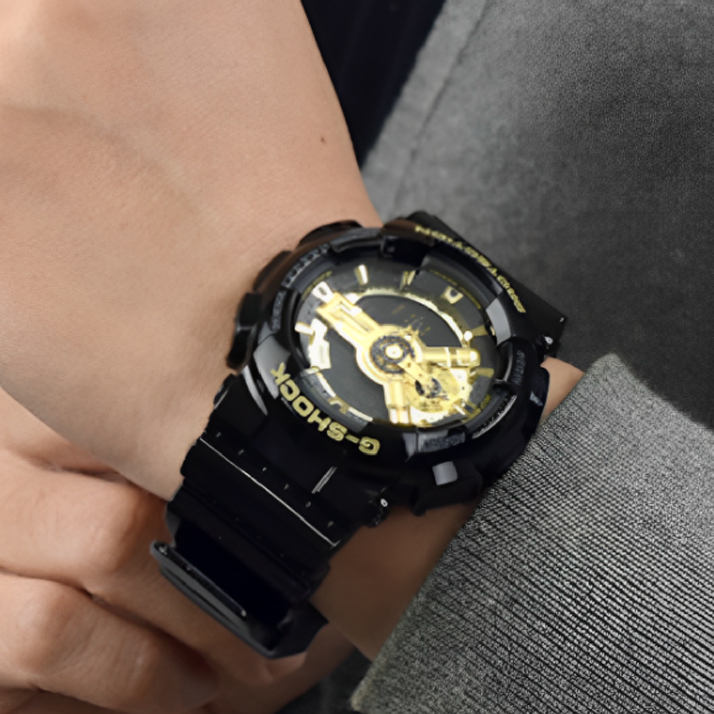 CASIO G-Shock Analog-Digital 'Black Gold' GA-110GBX-1APR