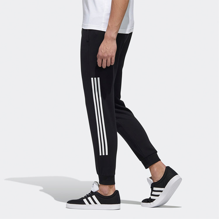 adidas neo M FAV JUL TP Side Stripe Sports Pants Black GL7193