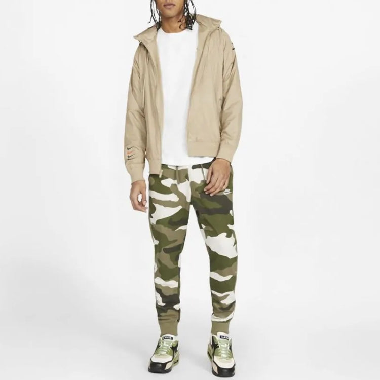 Nike Sportswear Club Cotton Camouflage jogging Long Pants Green Camouflage BV2823-223