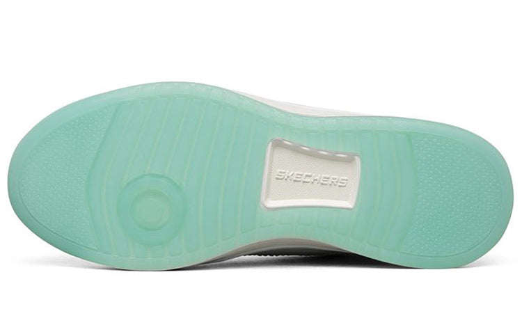 (WMNS) Skechers Downtown Low-TopSneakers White/Green 74431-WAQ