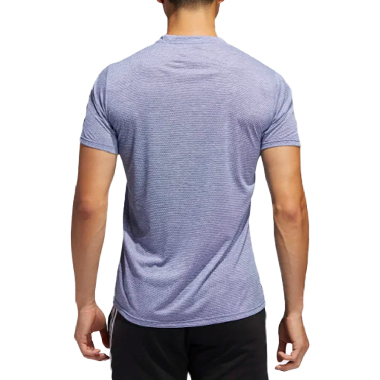 adidas Reflective Running Sports Short Sleeve Blue FM5806