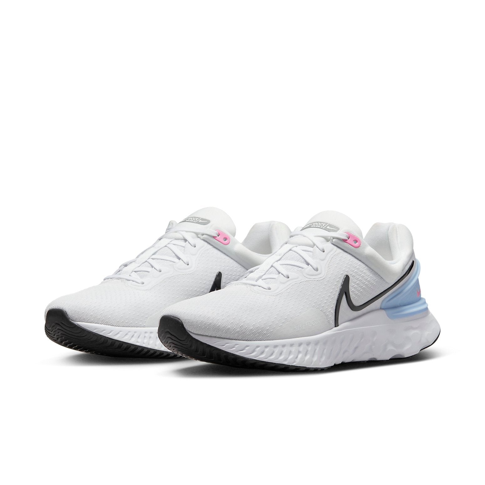 Nike React Miler 3 Road Running Shoes 'White Bright Crimson Obsidian' DD0490-102