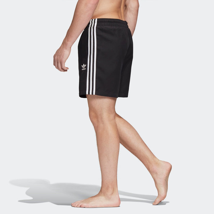 adidas originals Stripe Woven Sports Shorts Black FM9874