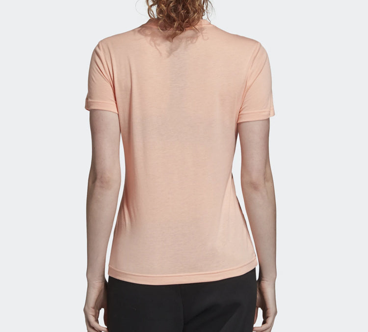 (WMNS) adidas Logo Alphabet Printing Sports Short Sleeve Pink EB3795