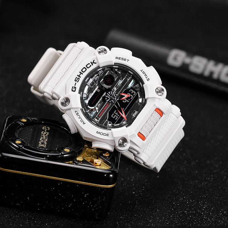 CASIO G-Shock Analog-Digital 'White' GA-900AS-7APR