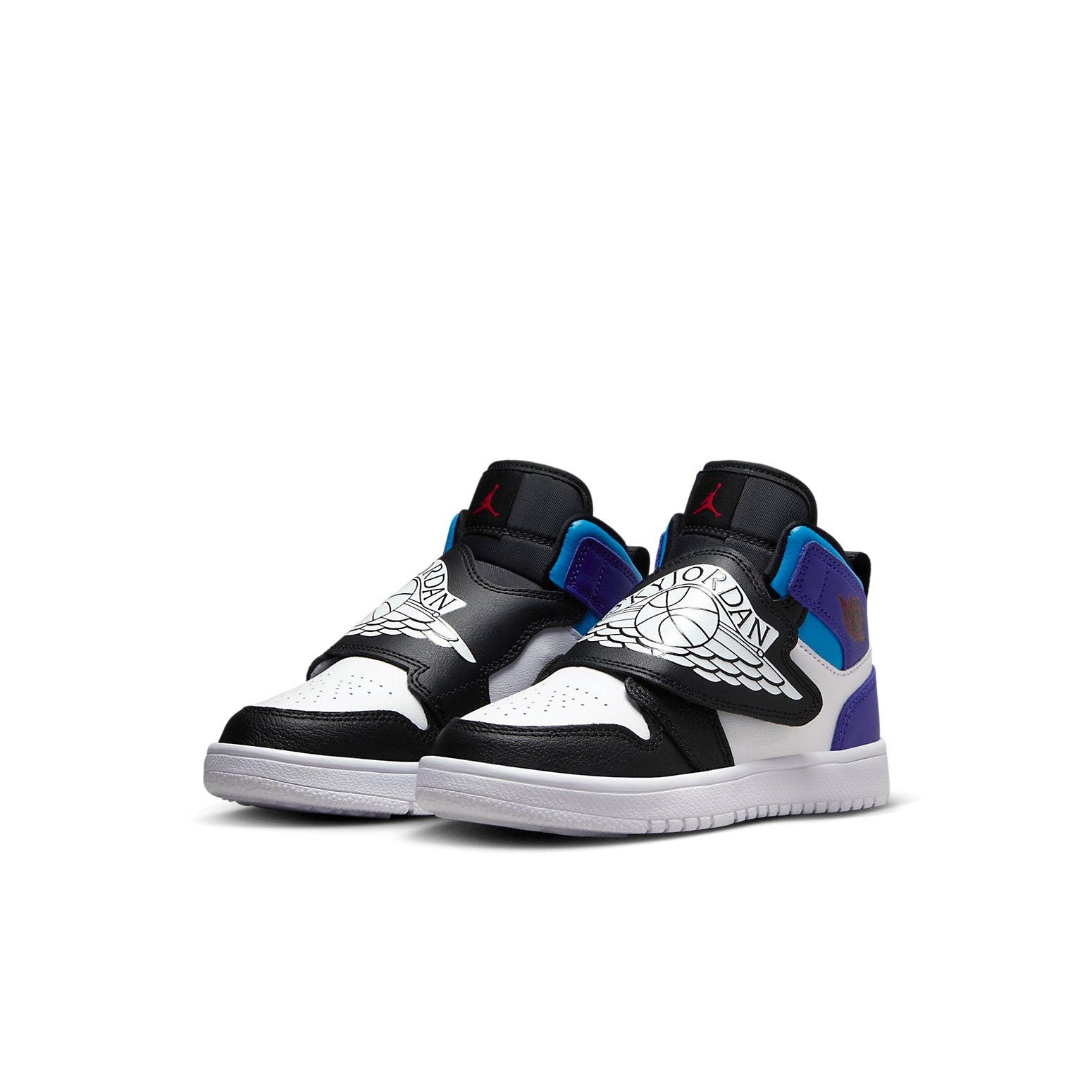 (PS) Air Jordan Sky Jordan 1 'White Black Bright Concord' BQ7197-154