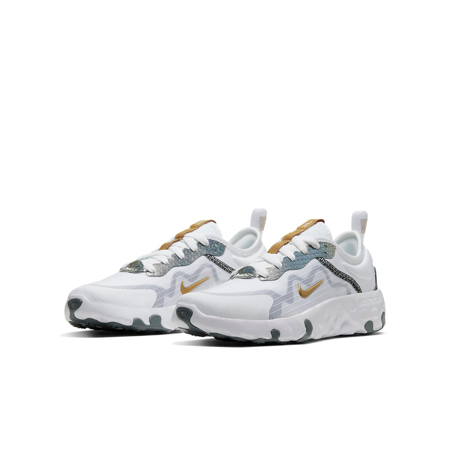 (GS) Nike Renew Lucent 'White Metallic Gold' CQ4274-100