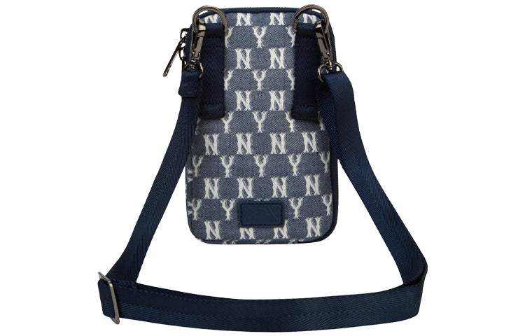 MLB Monogram NY New York Yankees Crossbody Bag Blue 32BGDD011-50N
