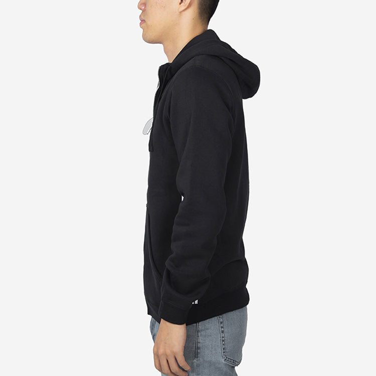 Nike Logo Fleece Stay Warm Casual Sports Hooded Jacket Black CV4586-010