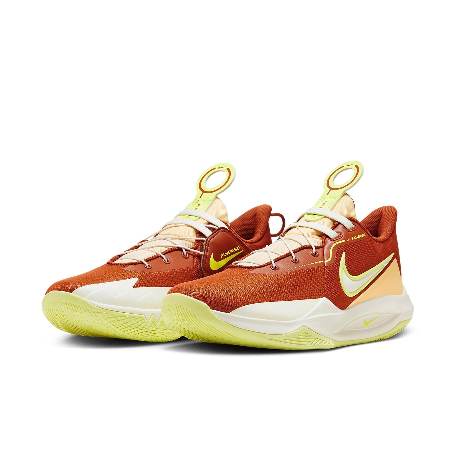 Nike Precision 6 FlyEase 'Orange Brown Lemon' DJ7552-800