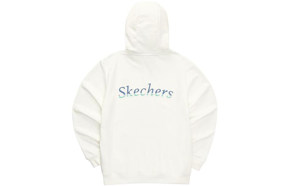 Skechers Logo Printed Hoodie 'Blue Pink Black White' L122U014