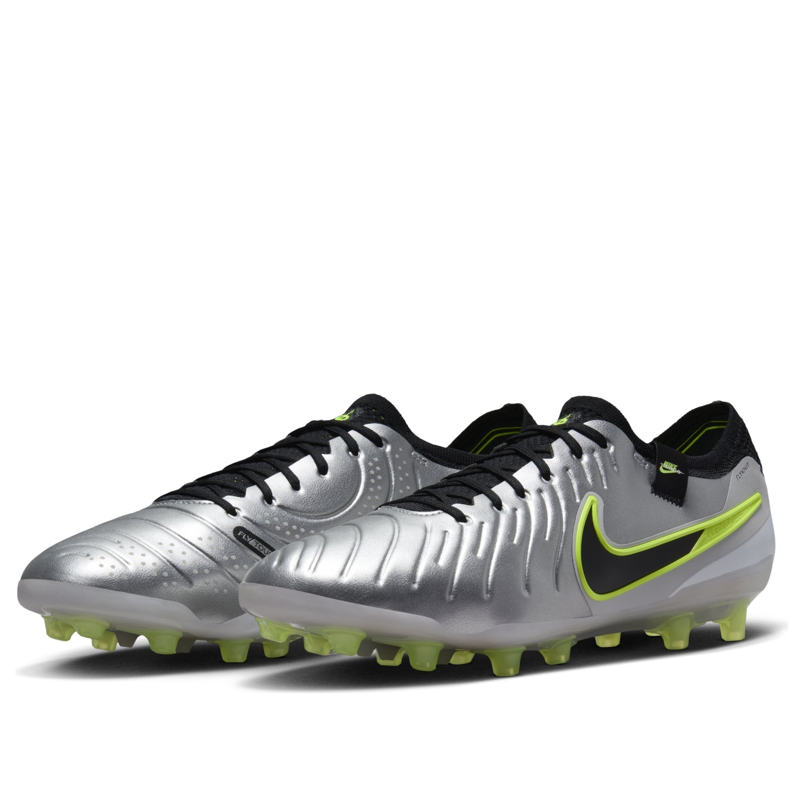 Nike Tiempo Legend 10 Elite AG 'Metallic Silver Volt' DV4330-001
