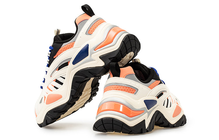 (WMNS) Fila Flatform Chunky Shoes White/Orange T12W034105FPG
