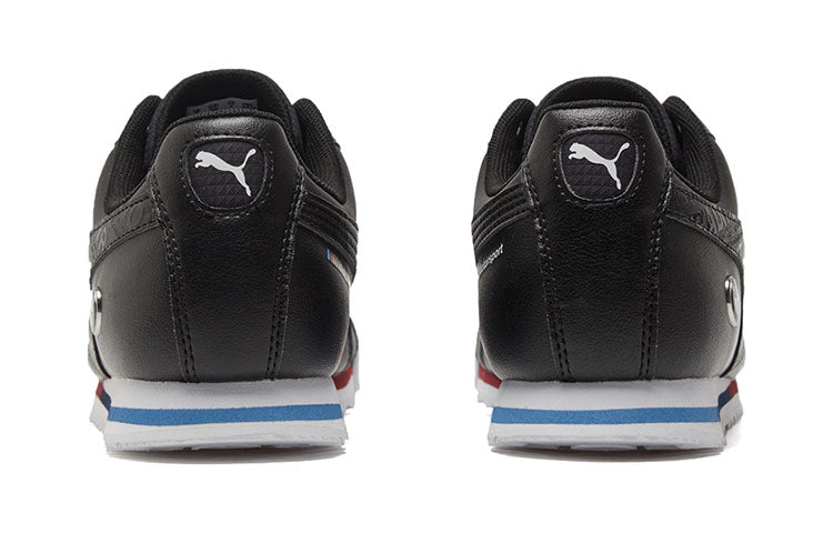 PUMA Bmw Mms Roma Low Top Running Shoes Black/White 306638-01