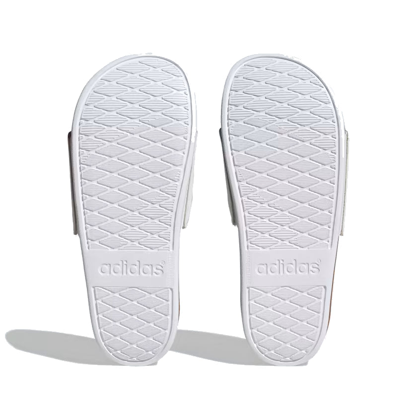 (WMNS) adidas Adilette Comfort Slide 'White Matte Gold' H03618