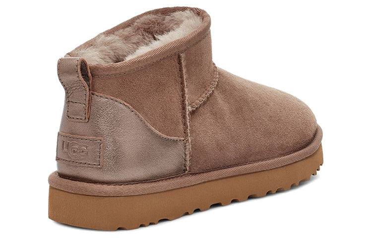 (WMNS) UGG Classic Novelty Ultra Mini Metallic 'Brown' 1119484-CRBO
