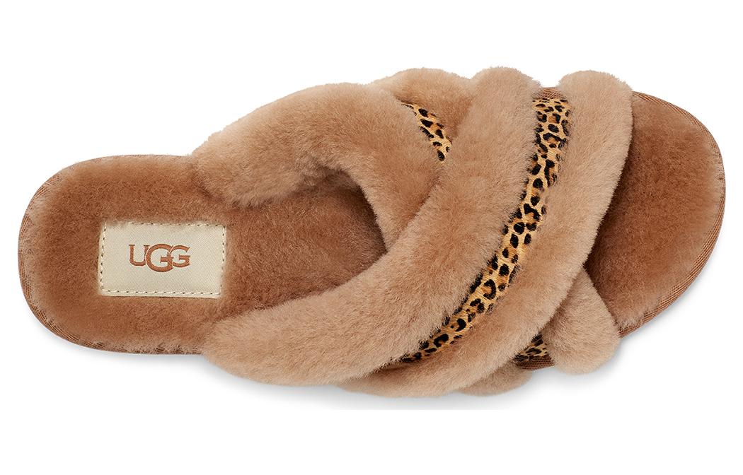 (WMNS) UGG Cross Slides 'Chestnut' 1151832-CHE