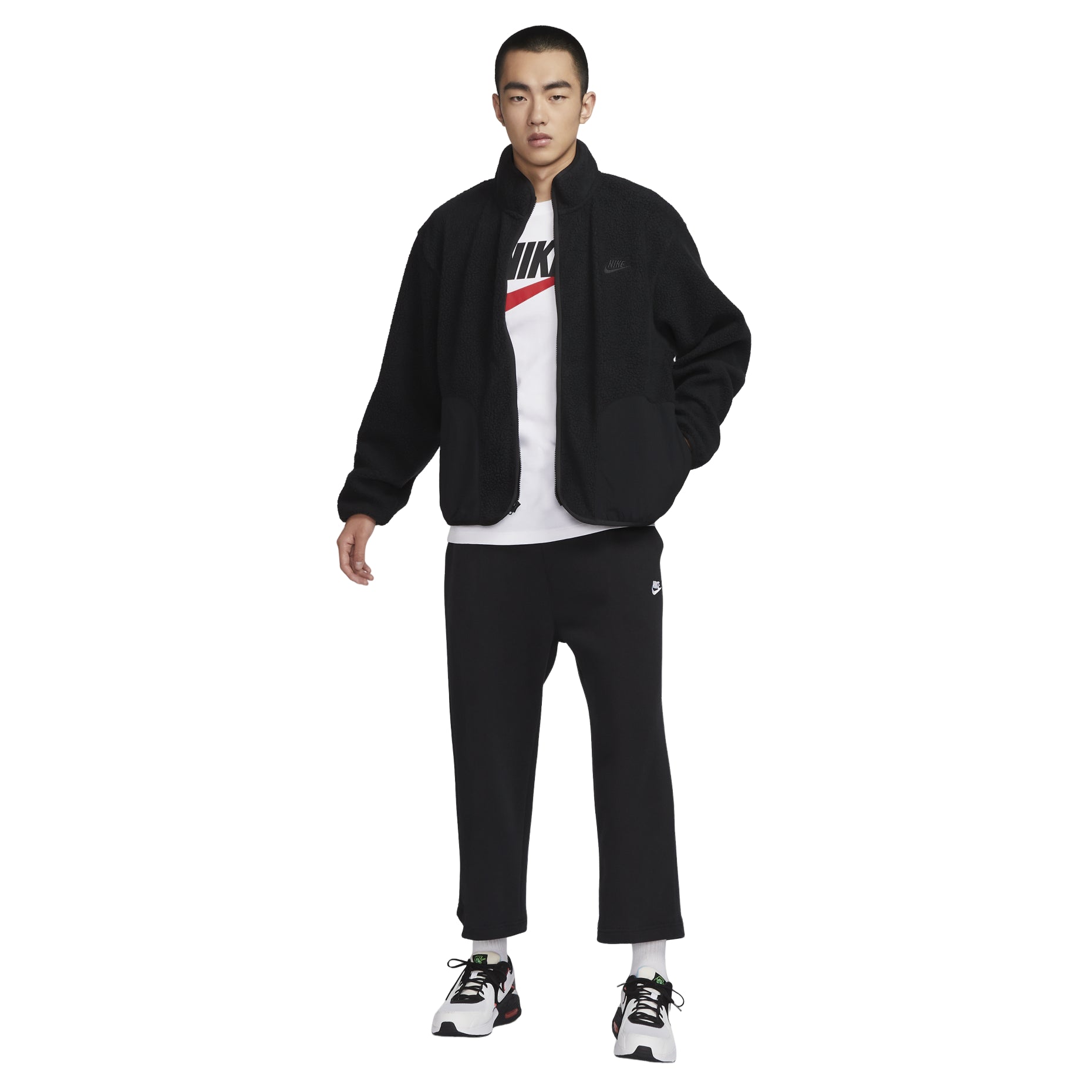 Nike Club Fleece Winterized Jacket 'Black' FB8387-010