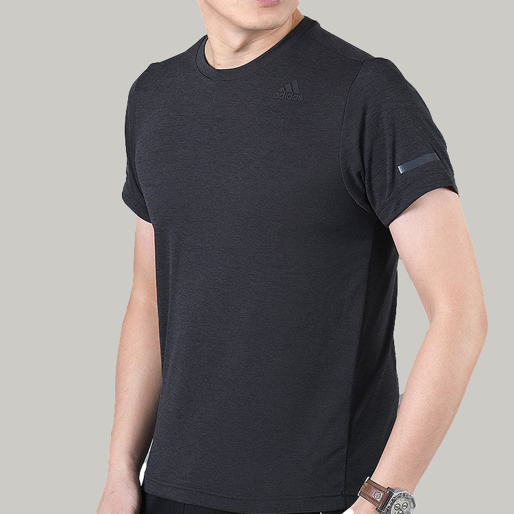 Men's adidas Running Sports Short Sleeve Black T-Shirt EI6390