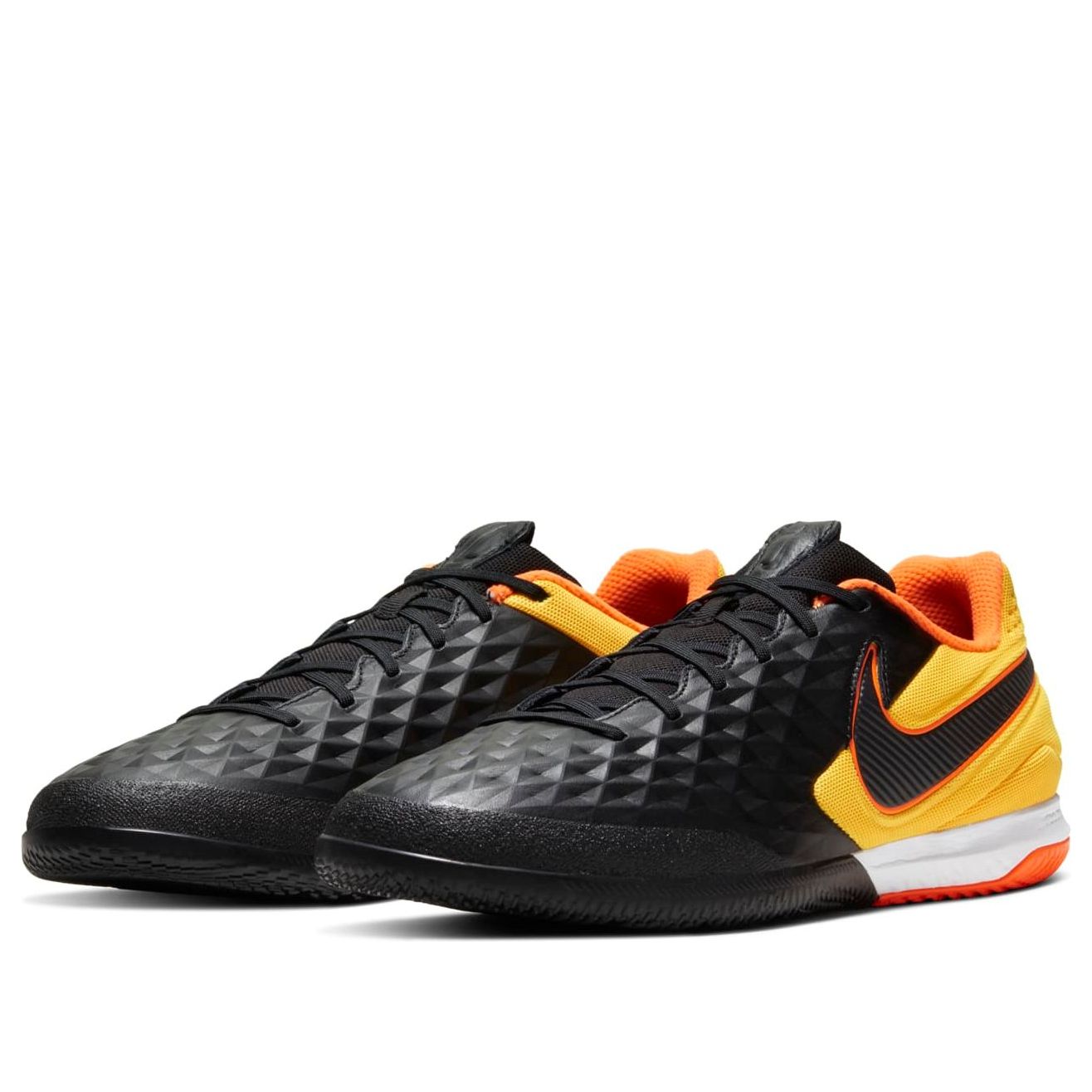 Nike Tiempo React Legend 8 Pro IC 'Black Yellow' AT6134-008