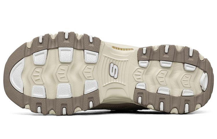 (WMNS) Skechers D'lites-looking Glass Running Shoes Brown 11959-TPE