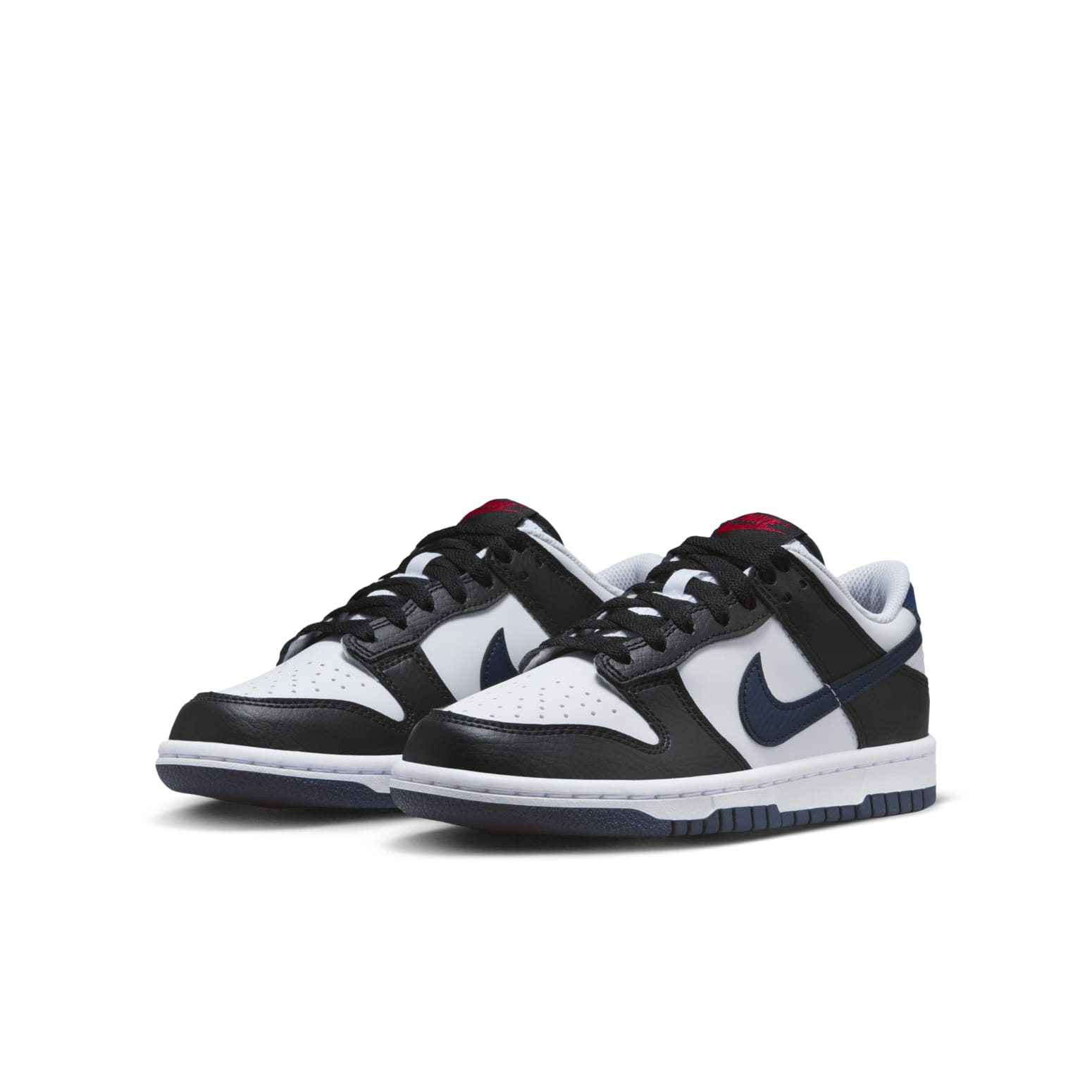 (GS) Nike Dunk Low 'Black White Midnight Navy' HJ9202-001