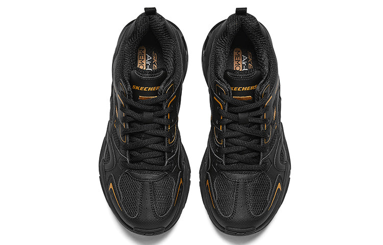 (WMNS) Skechers Stamina V2 'Black Gold' 896047-BBK