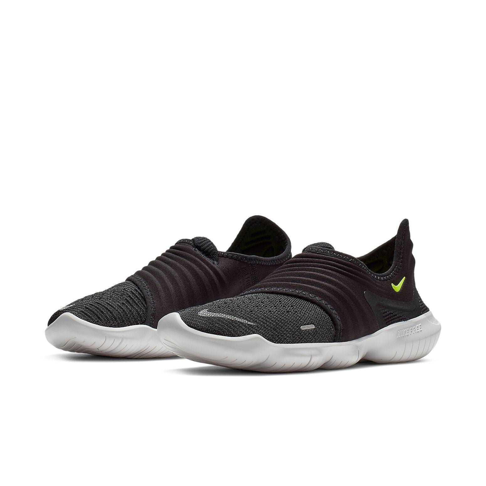 (WMNS) Nike Free RN Flyknit 3.0 'Black Volt' AQ5708-001
