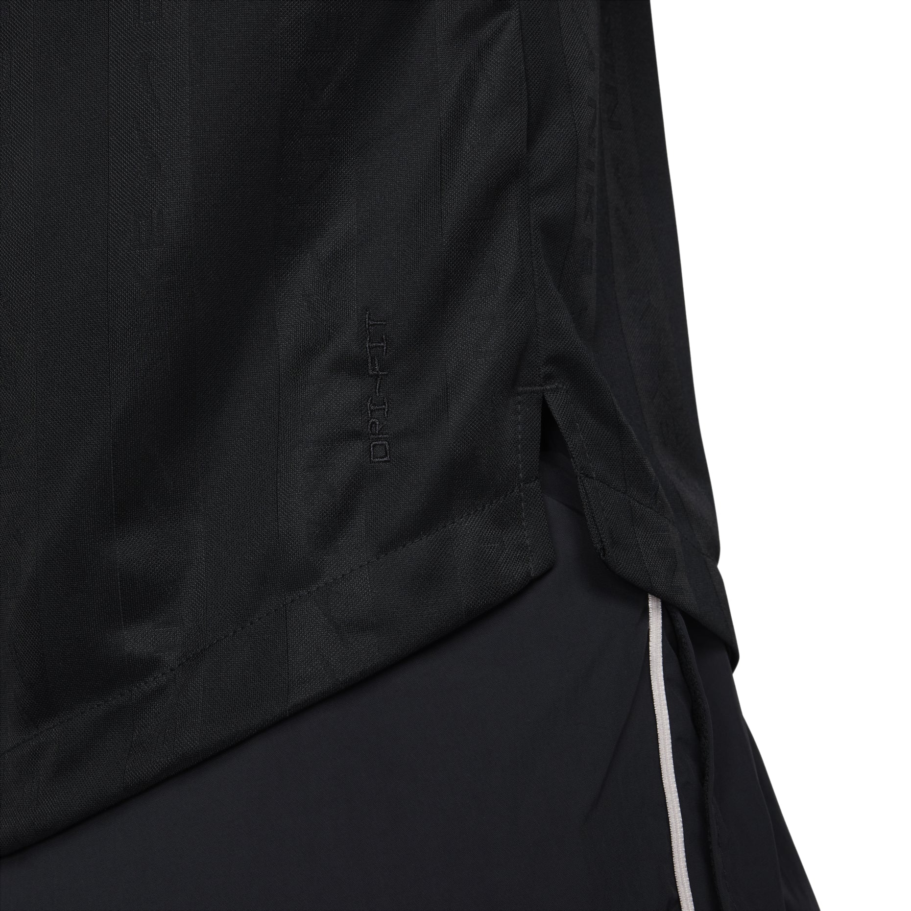 (WMNS) Nike Dri-FIT Jacquard Jersey Asia Sizing 'Black White' FV7539-010